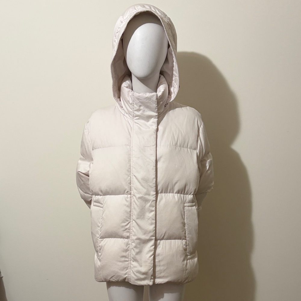 Made in Italy Women’s blush Pink Hooded Puffer down Jacket Size M